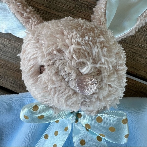 DanDee Bunny Rabbit Plush Lovie Baby Blanket Celebrate Security Soother Rattle - Picture 4 of 11